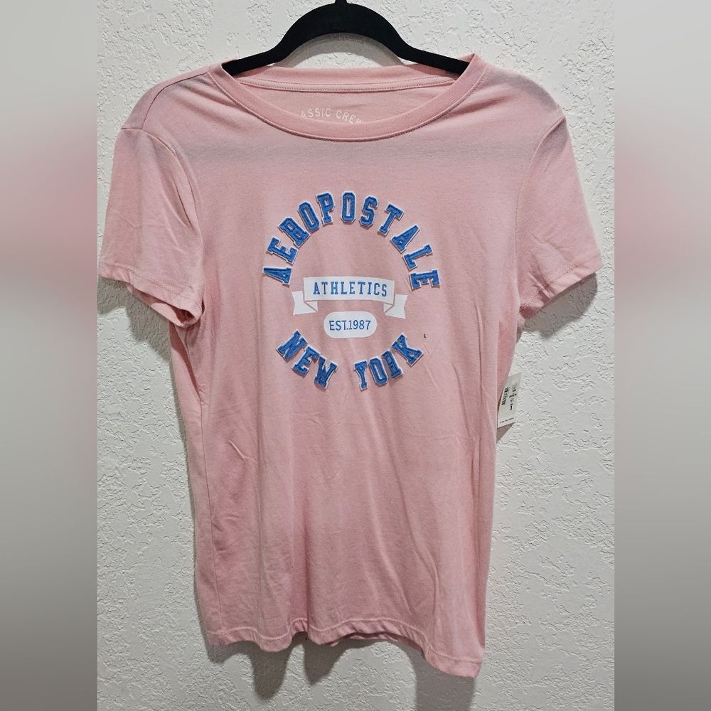 Aeropostale Pink Peach Graphic T-Shirt